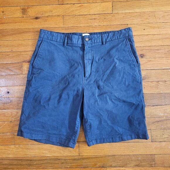 Flint and Tinder Shorts Mens 36 Blue Khaki Chino Pockets - Picture 1 of 6
